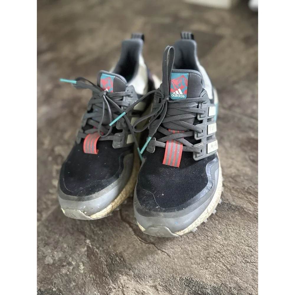 HTF Size 9 - adidas UltraBoost All Terrain Black Hi-Res Aqua‎